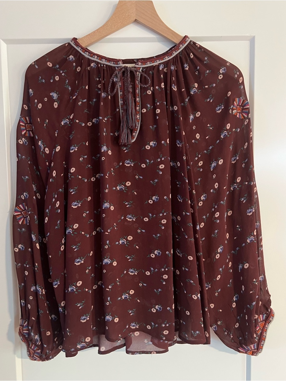 Ulla Johnson Silk Lisa Embroidered Blouse